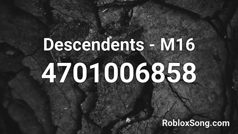 Descendents - M16 Roblox ID