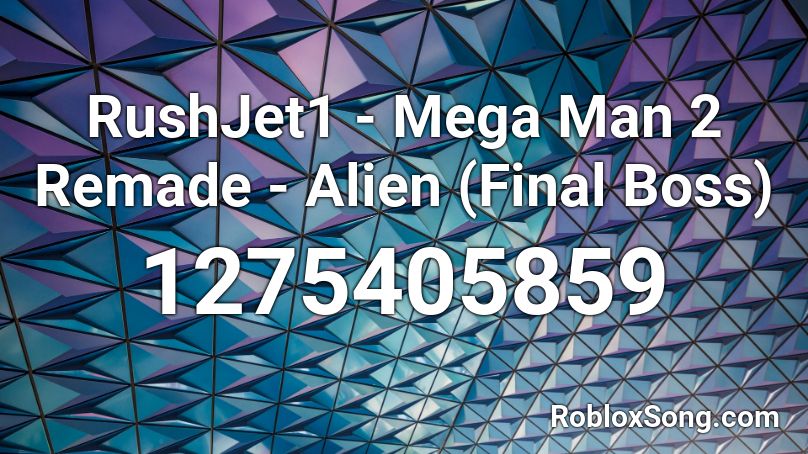 RushJet1 - Mega Man 2 Remade - Alien (Final Boss) Roblox ID