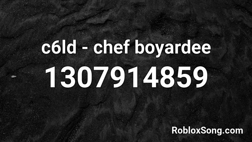 c6ld - chef boyardee Roblox ID