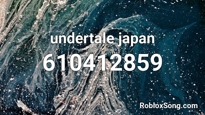 undertale japan Roblox ID