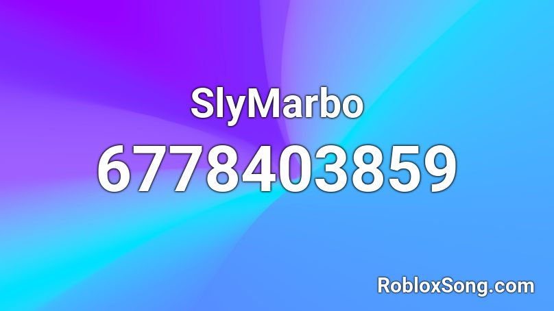 SlyMarbo Roblox ID