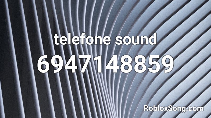 telefone sound Roblox ID