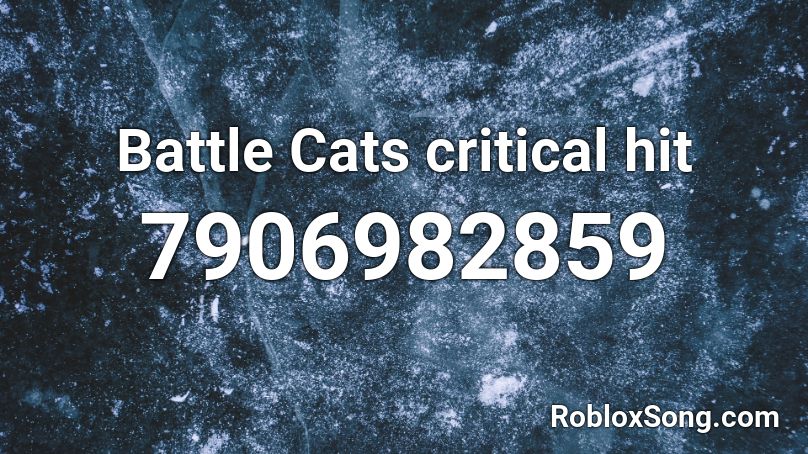 Battle Cats critical hit Roblox ID