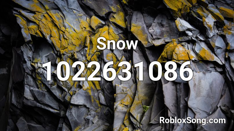 Snow Roblox ID