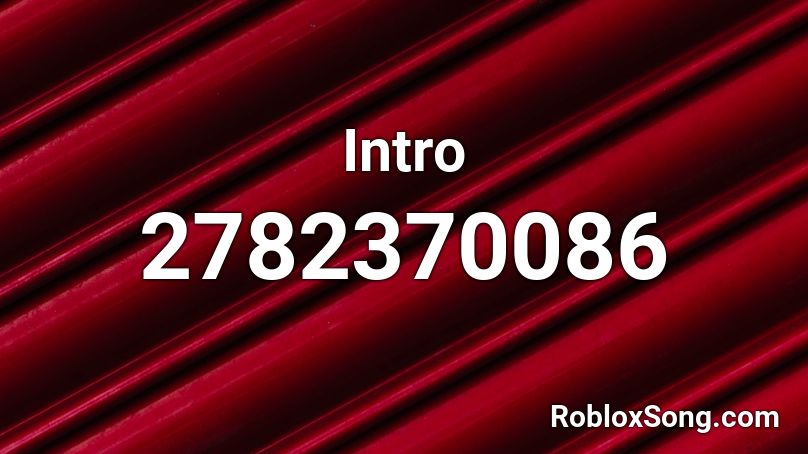 Intro Roblox ID