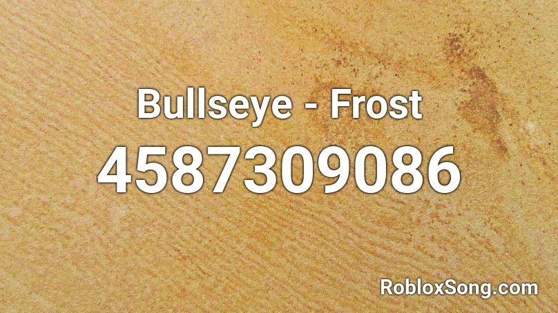 Bullseye - Frost Roblox ID