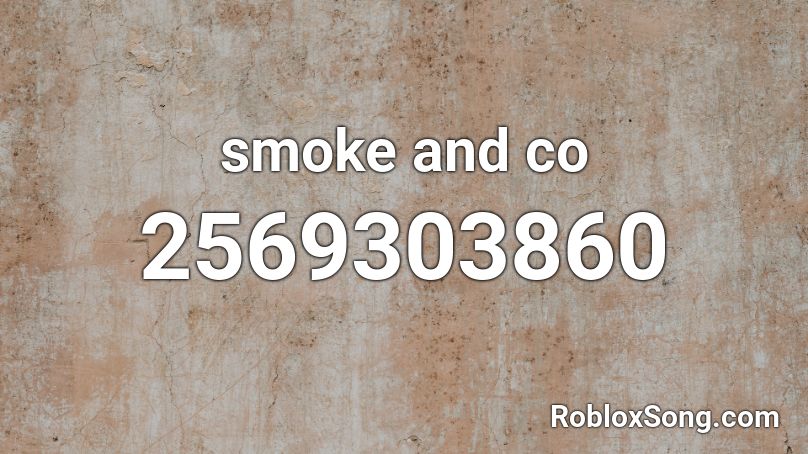 smoke and co Roblox ID