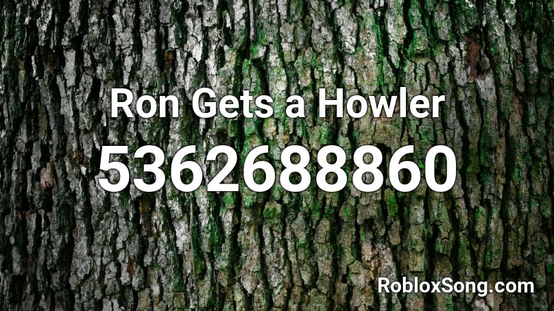 Ron Gets a Howler Roblox ID