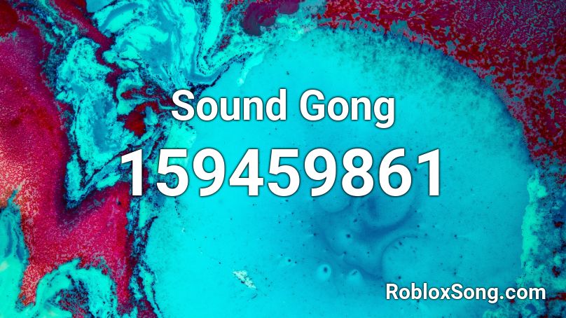 Sound Gong Roblox ID