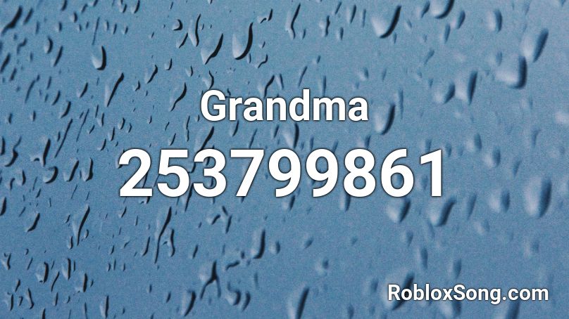 Grandma Roblox ID