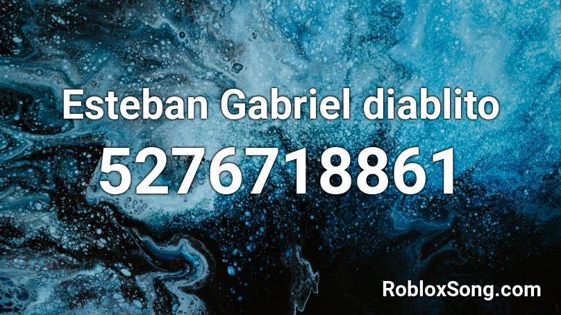 Esteban Gabriel diablito Roblox ID