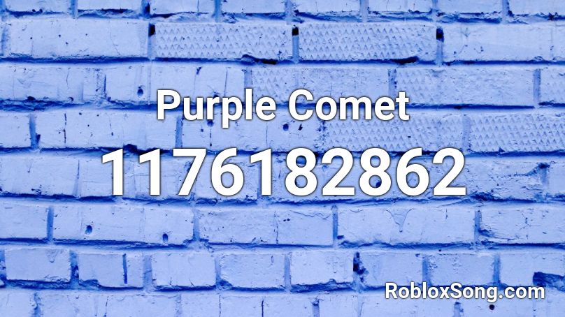 Purple Comet Roblox ID