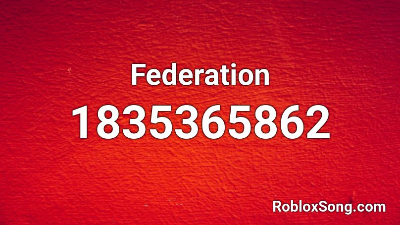 Federation Roblox ID