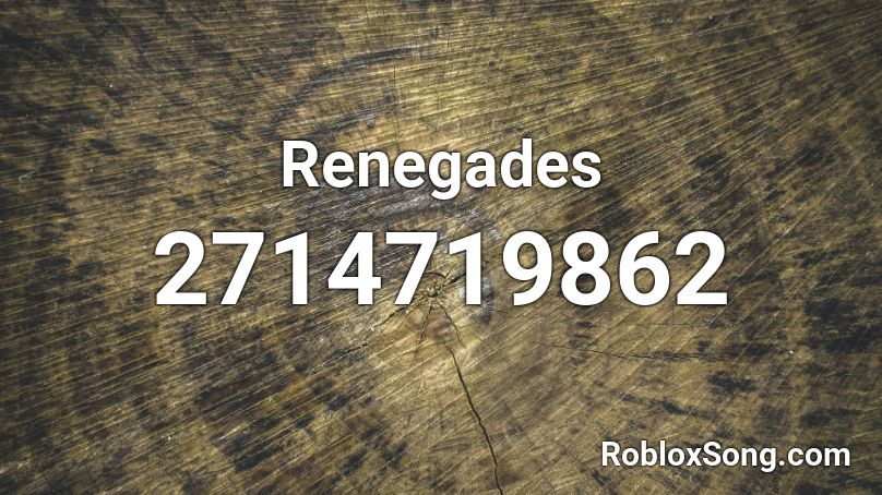 Renegades Roblox ID