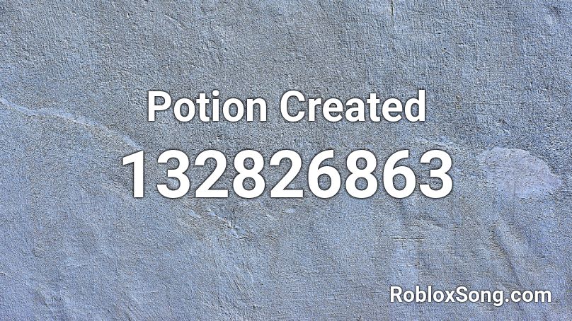 Potion Created Roblox ID