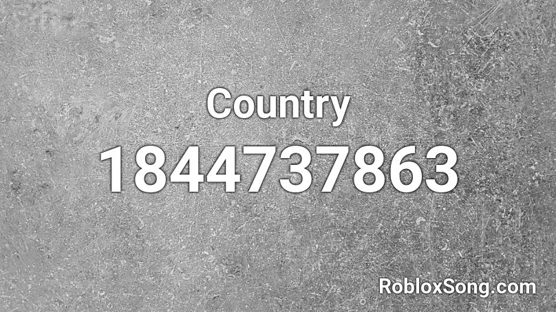 Country Music Roblox Id