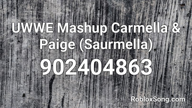 UWWE Mashup Carmella & Paige (Saurmella) Roblox ID