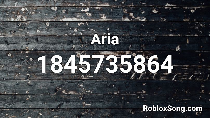 Aria Roblox ID