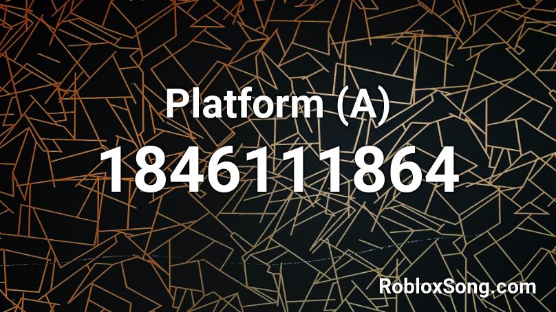 Platform (A) Roblox ID