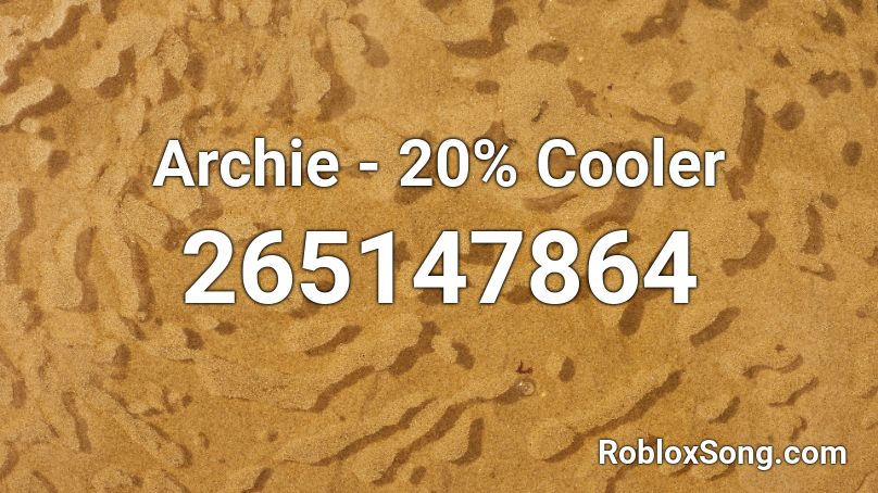 Archie - 20% Cooler Roblox ID