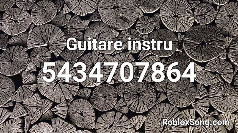 Guitare instru Roblox ID