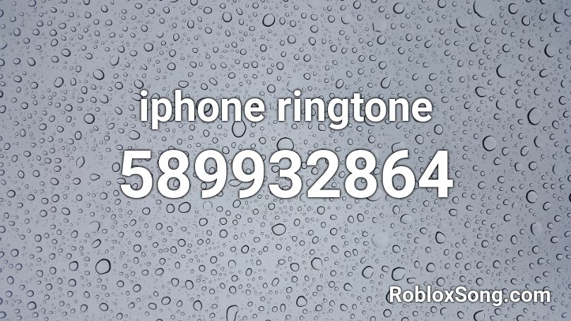iphone ringtone Roblox ID