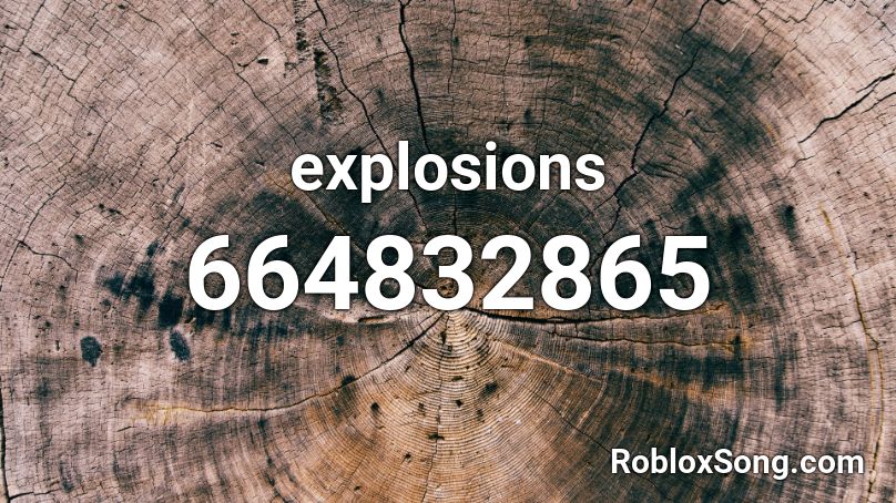 explosions Roblox ID