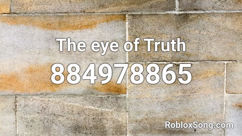 The eye of Truth Roblox ID