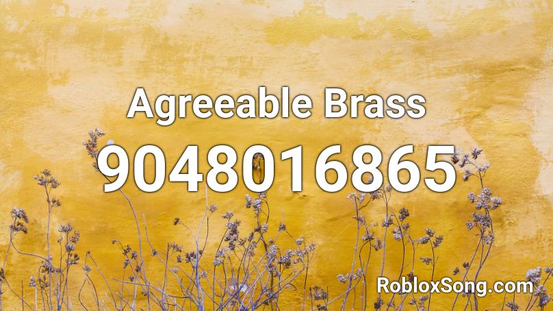 Agreeable Brass Roblox ID