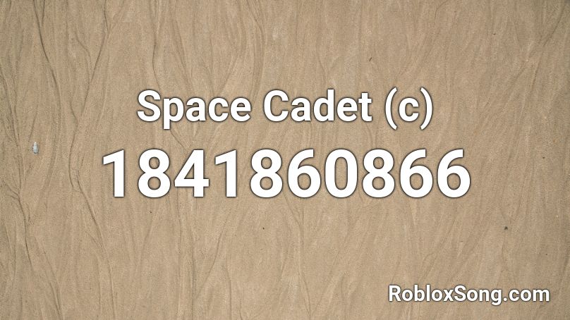 Space Cadet (c) Roblox ID