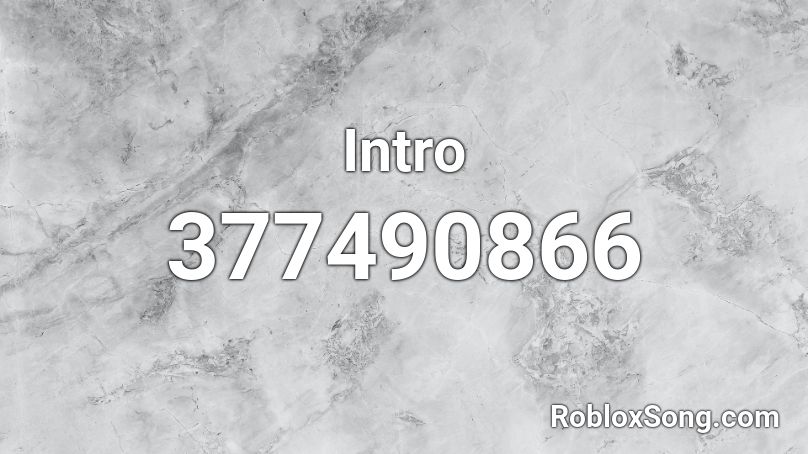 Intro Roblox ID