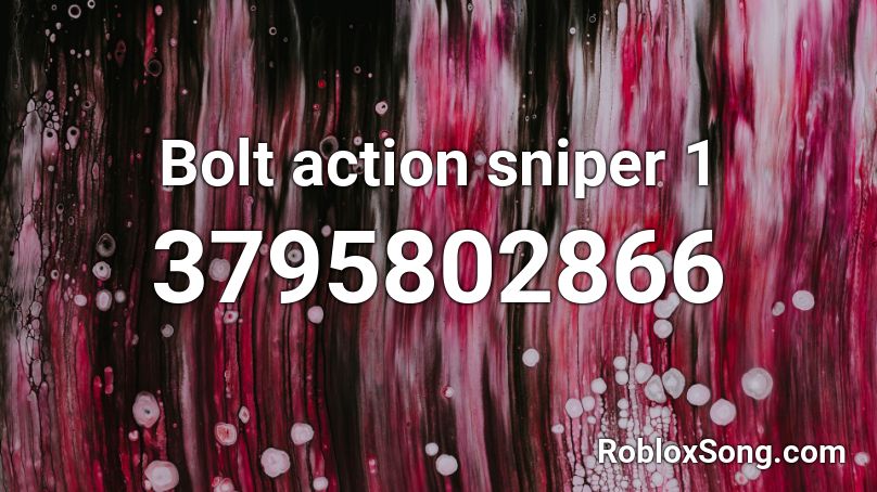 Bolt action sniper 1 Roblox ID