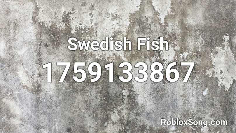 Swedish Fish Roblox ID