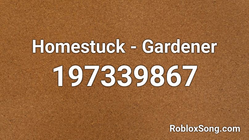 Homestuck - Gardener Roblox ID