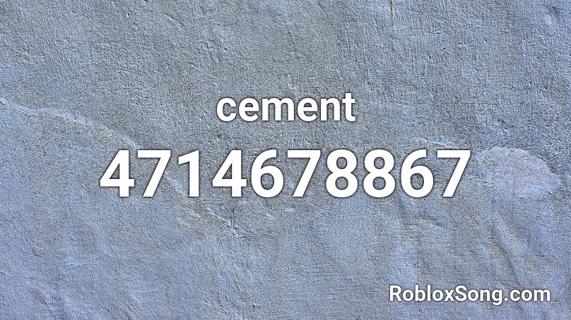 cement Roblox ID