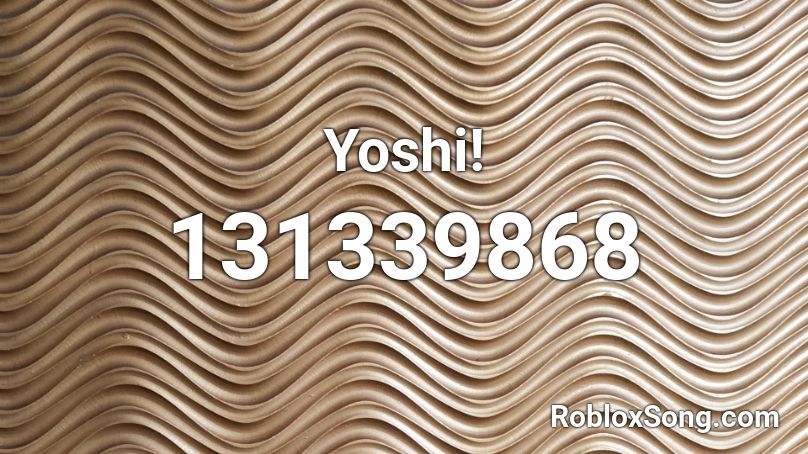 Yoshi! Roblox ID