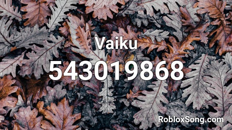 Vaiku Roblox ID