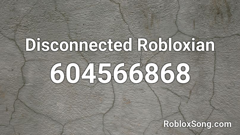 Disconnected Robloxian Roblox ID