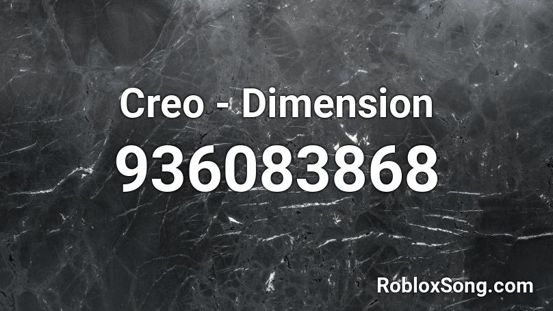 Creo - Dimension Roblox ID