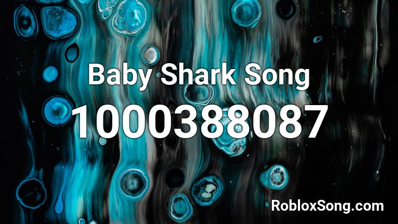roblox music id code baby shark