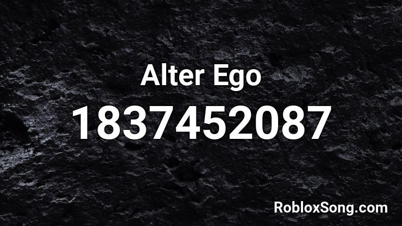 Alter Ego Roblox ID