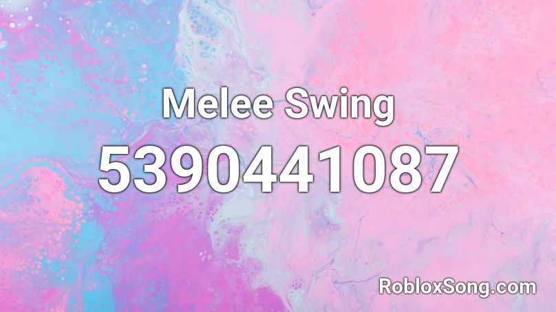 Melee Swing Roblox ID