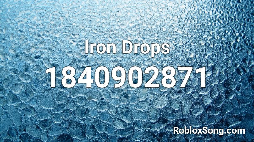 Iron Drops Roblox ID