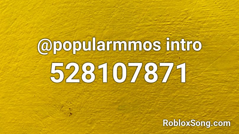 Popularmmos Intro Roblox Id Roblox Music Codes - popularmmos roblox elevator