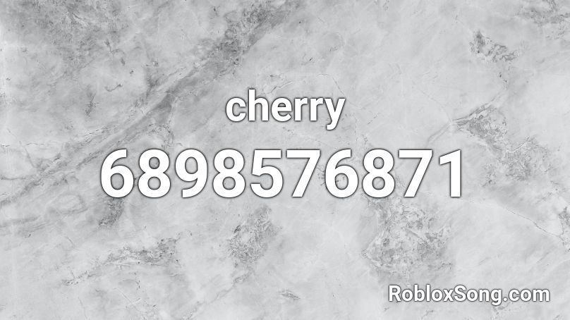 cherry Roblox ID