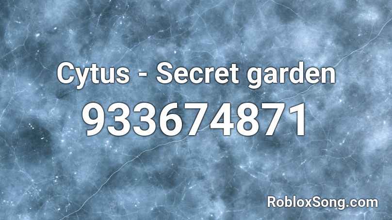 Cytus - Secret garden Roblox ID