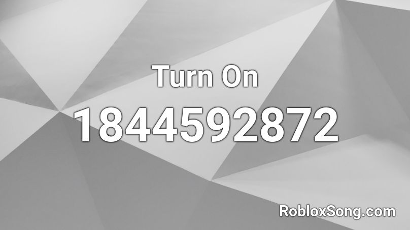 Turn On Roblox ID