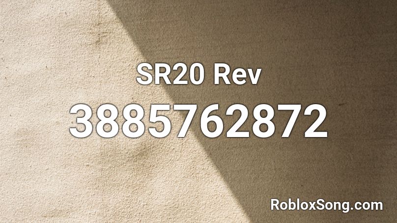 SR20 Rev Roblox ID