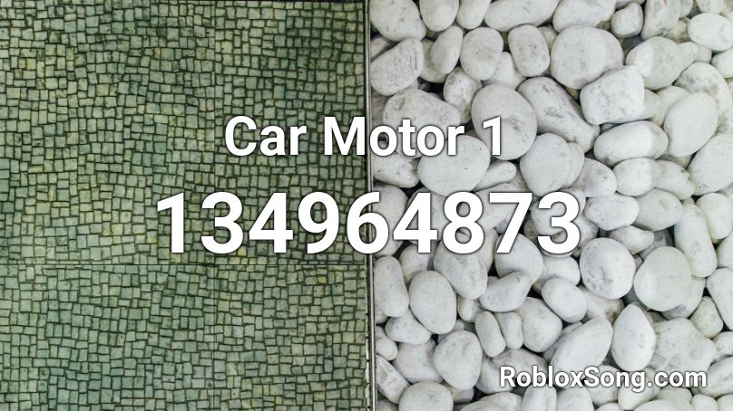 Car Motor 1 Roblox ID