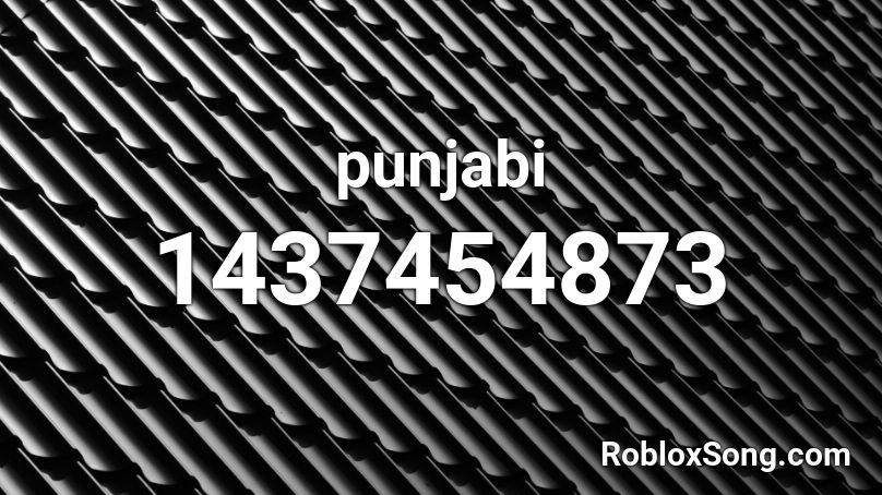 punjabi Roblox ID